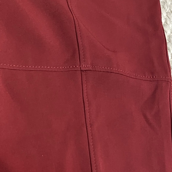 CINQ À SEPT Alec Drawstring Straight-Leg Pants Sangria Size 10 - Picture 10 of 12